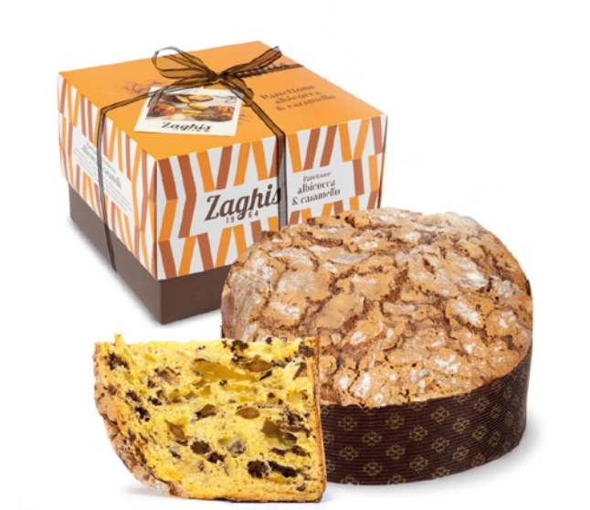 "LA DUCHESSA" - Panettone sárgabarackkal és sós karamellával