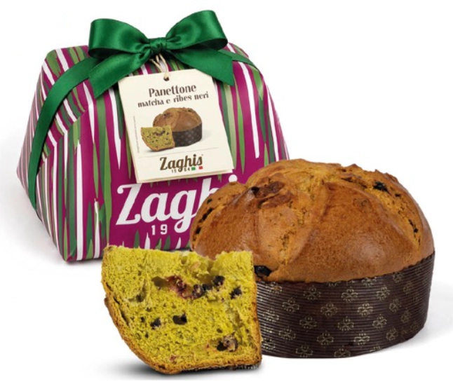 Panettone REGALE - Matcha teával, ribizlivel és fehér csokoládéval